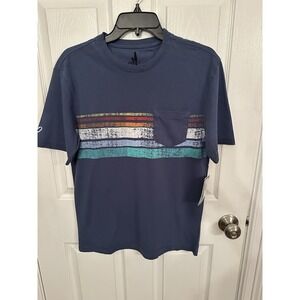 New Johnnie-O Men`s $48 Allton Graphic T-Shirt Wake size Small